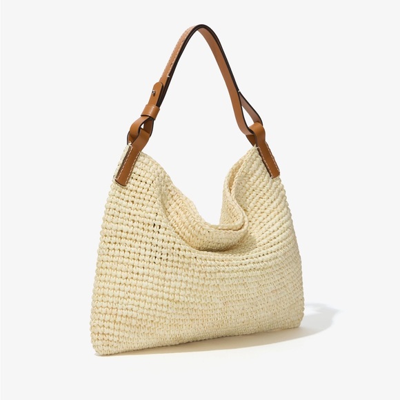 Proenza Schouler White Label The Minetta Raffia Bag, Ivory - Picture 2 of 5